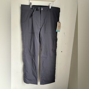 Prana Men's Dark Gray Stretch Cargo Pants